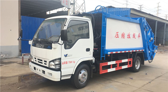 五十铃5方压缩垃圾车