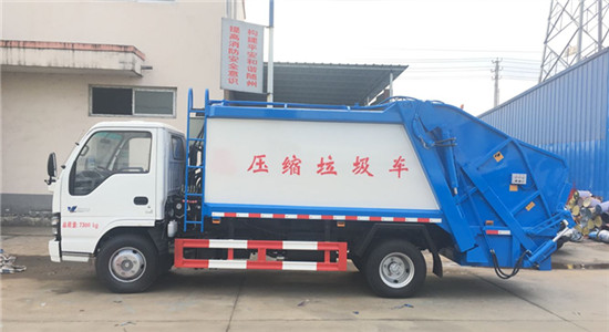 五十铃5方压缩垃圾车